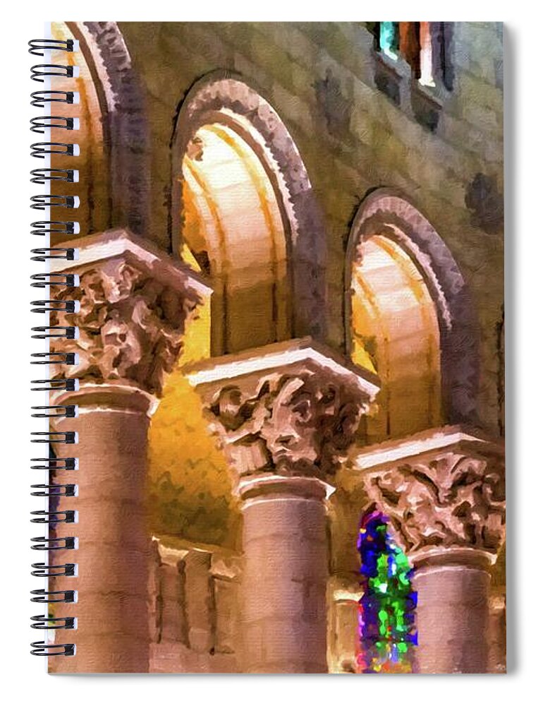 North America Spiral Notebook featuring the photograph Arches and Columns by Darryl Brooks