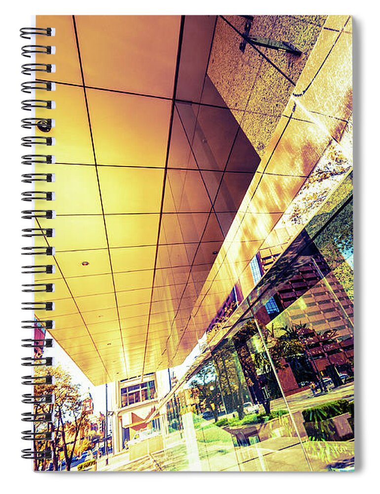 Financial Building Spiral Notebook featuring the photograph Architecture, Financial District by Moreiso