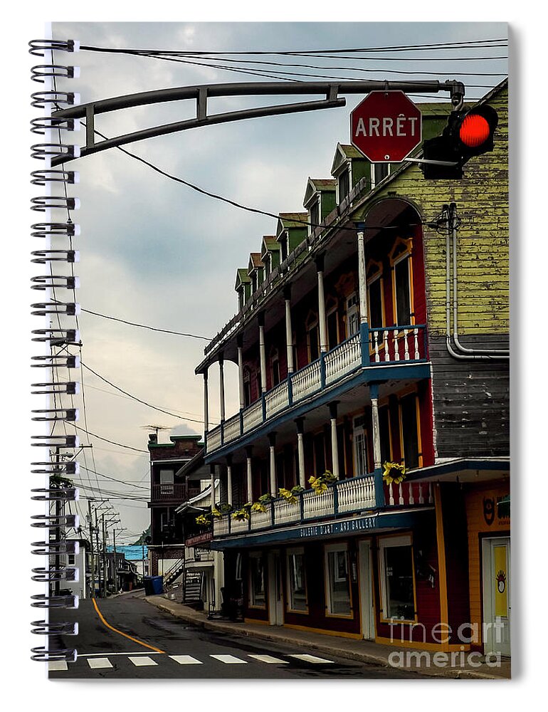 Arret Spiral Notebook featuring the photograph Arret by Mary Capriole
