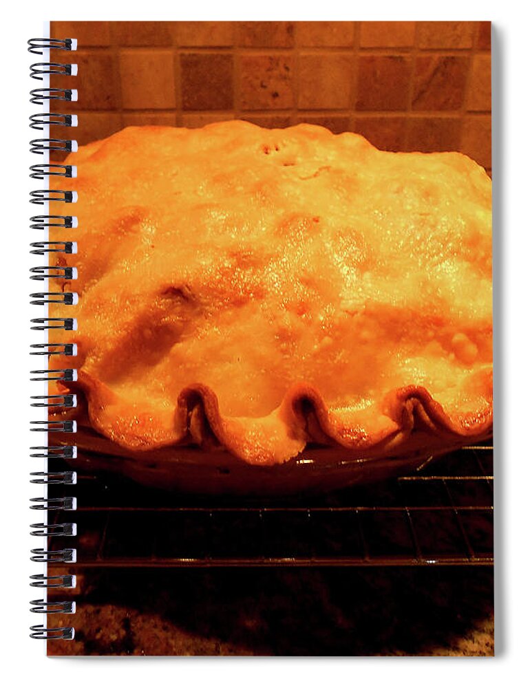 Apple Pie Spiral Notebook featuring the photograph As American As . . . by Linda Stern