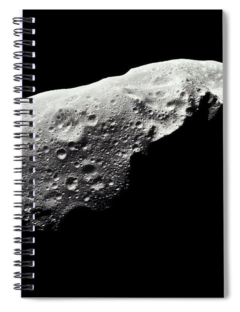 Toughness Spiral Notebook featuring the photograph Asteroid 243 Ida by Stocktrek