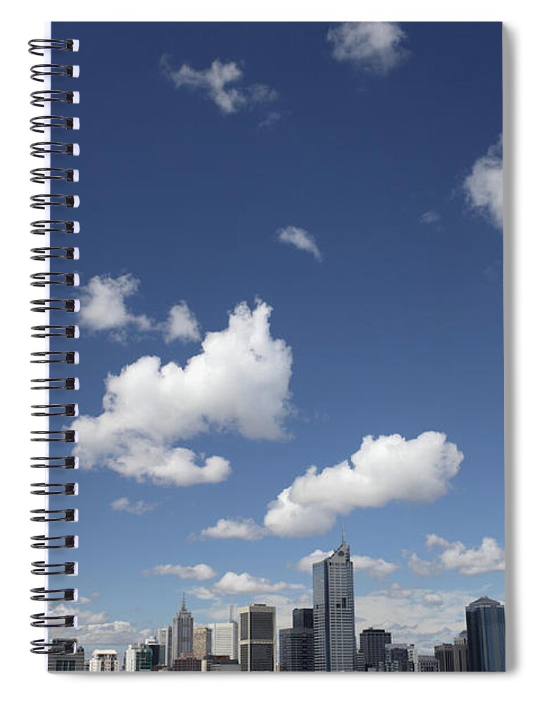 2005 Spiral Notebook featuring the photograph Australia, Victoria, Melbourne, City by Darren Robb