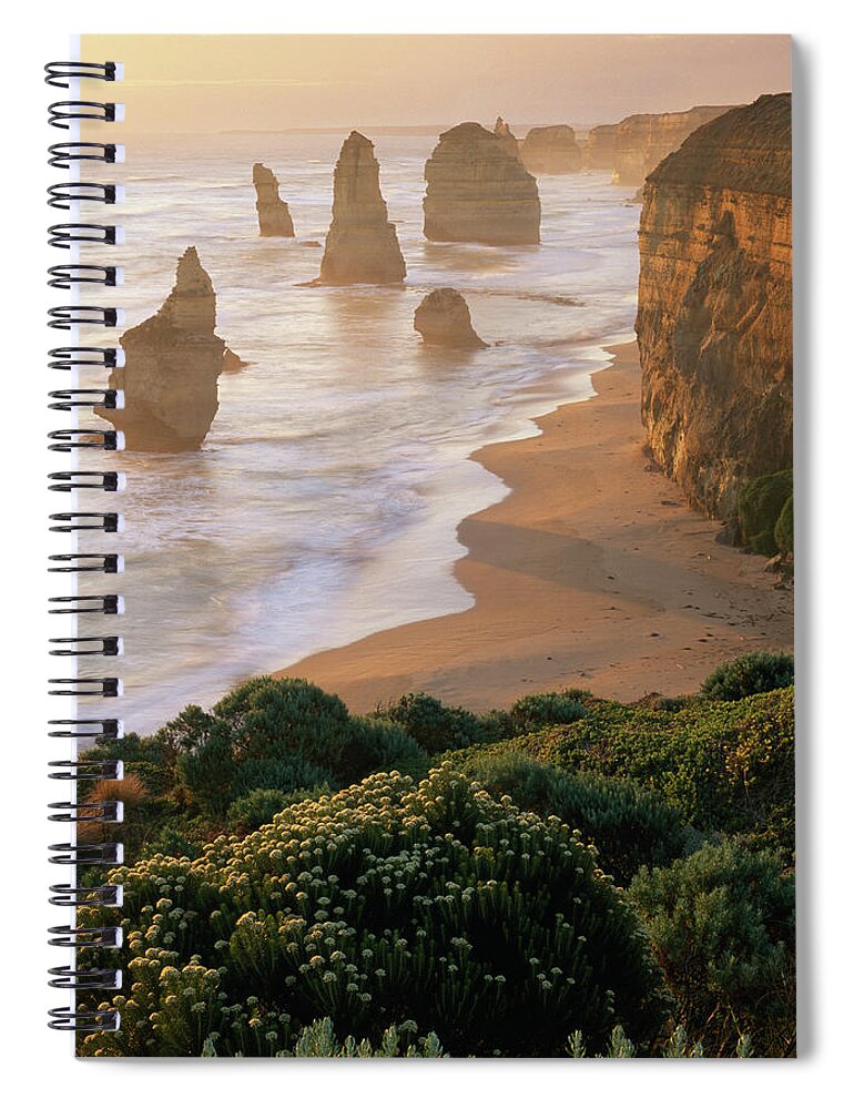 Port Campbell National Park Spiral Notebook featuring the photograph Australia,victoria,port Campbell by Philip Kramer