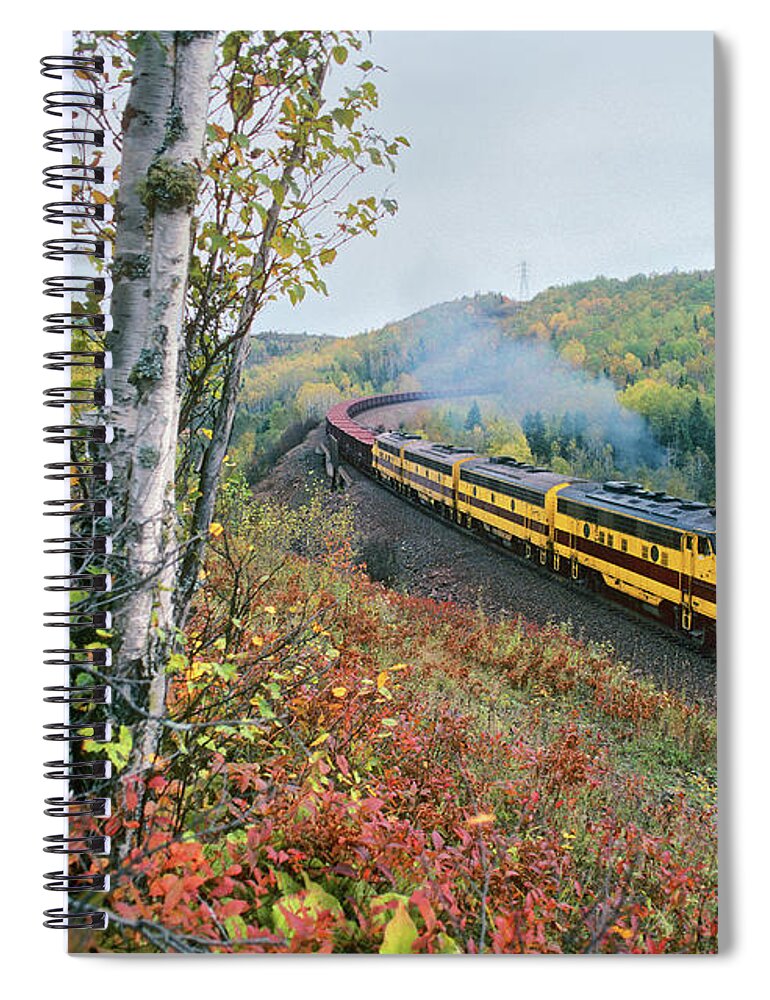 Grass Spiral Notebook featuring the photograph Autumn At Cramer by Mike Danneman