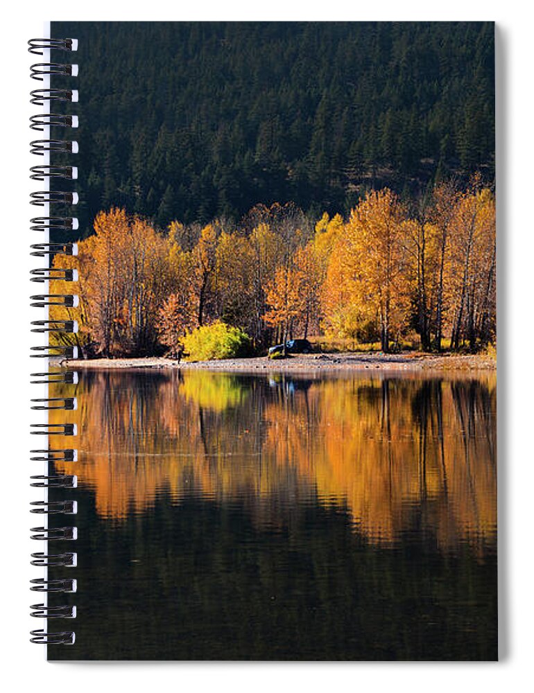 Seasons Spiral Notebook featuring the photograph Autumn Days by Theresa Tahara