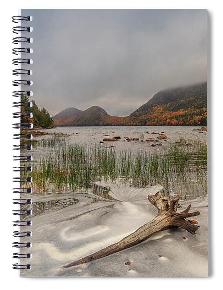 Maine Spiral Notebook featuring the photograph Autumn In Maine 2 by Robert Fawcett