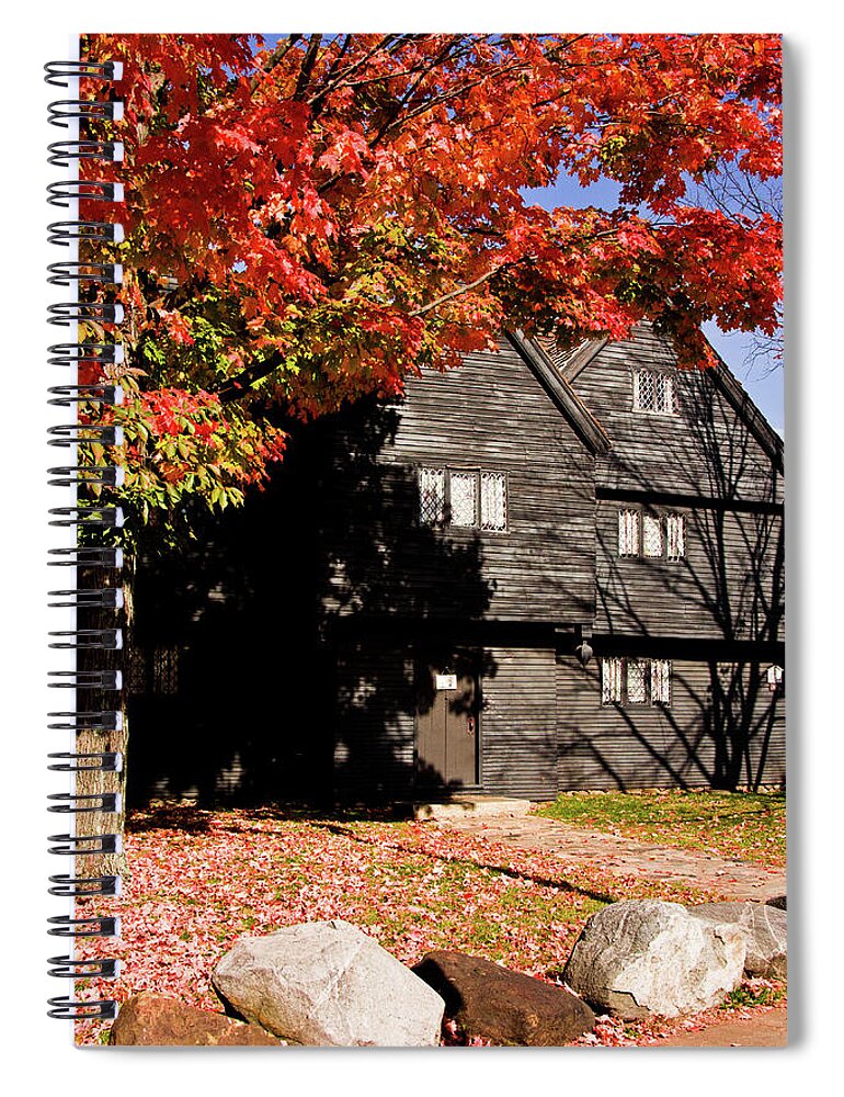 Salem Spiral Notebook featuring the photograph Autumn in Salem by Jeff Folger