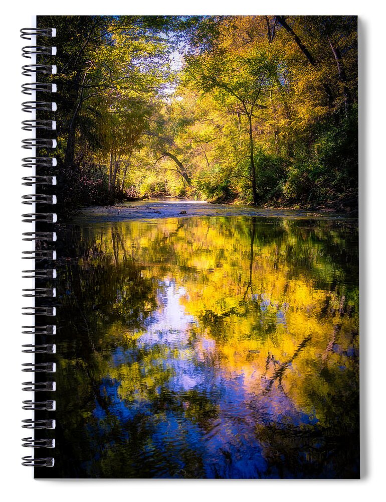 Fall Spiral Notebook featuring the photograph Autumn Reflections by Allin Sorenson