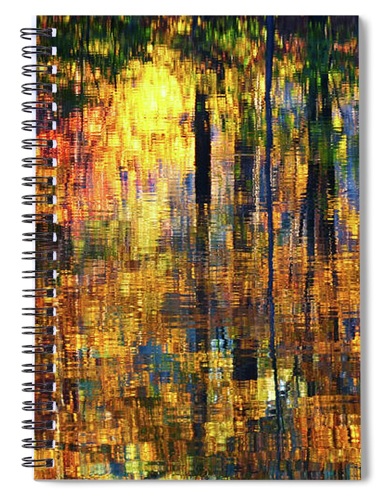 Alabama Spiral Notebook featuring the photograph Autumn Reflections by Bill Chambers