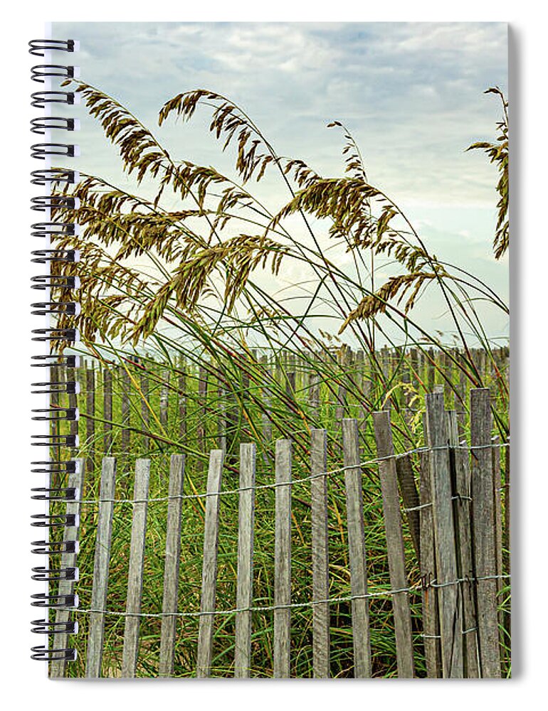 Ocean Spiral Notebook featuring the photograph Avalon Sea Grass 2 by Donna Twiford