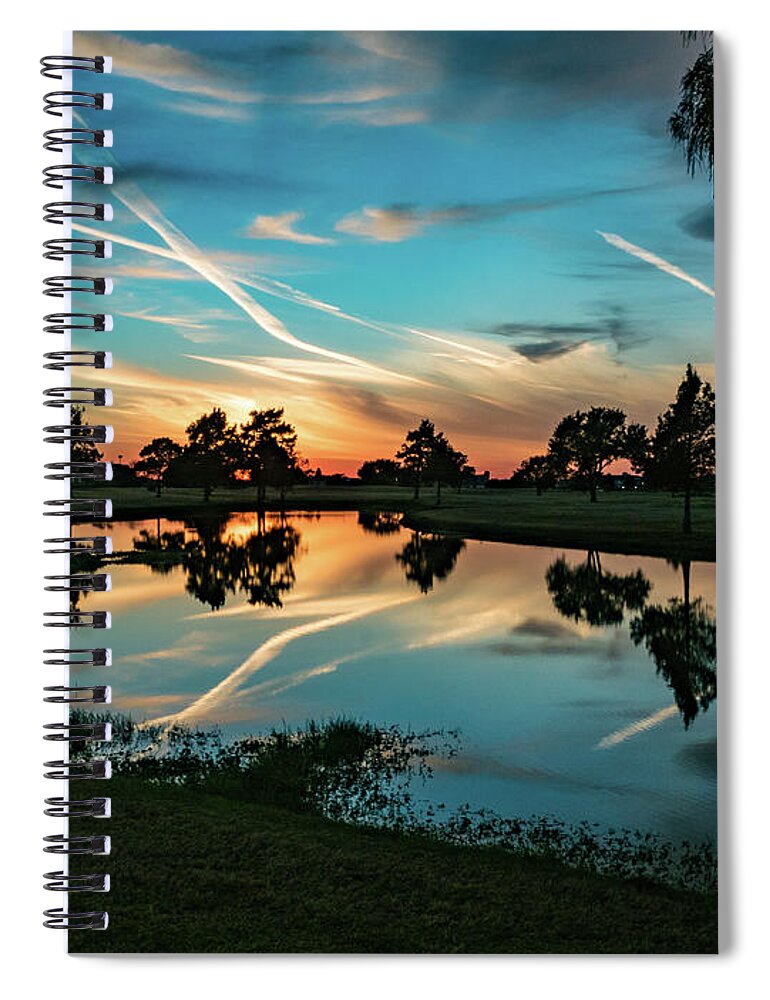 Sunset Spiral Notebook featuring the photograph Babe Zaharias #2 by Jerry Connally