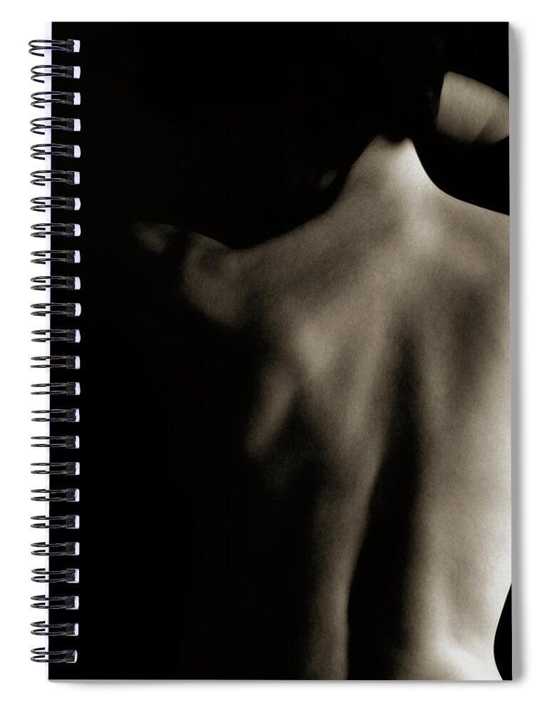 People Spiral Notebook featuring the photograph Back Of Woman by Javier Sánchez
