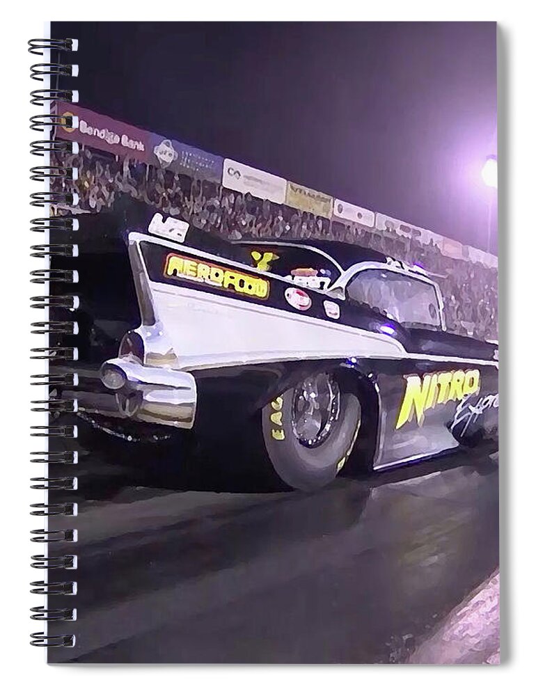 Nitro Spiral Notebook featuring the photograph Nitro Express by Billy Knight