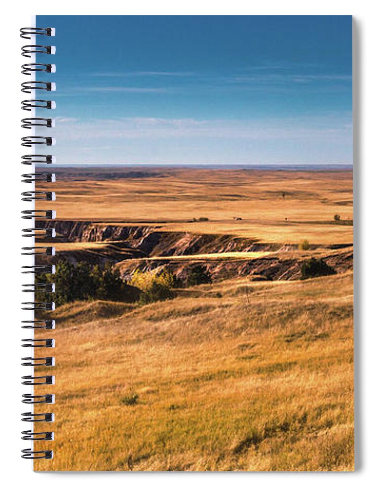Badlands Spiral Notebook featuring the photograph Badlands by Tom Mc Nemar