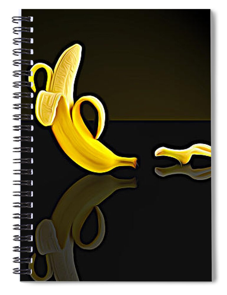 Photography Spiral Notebook featuring the photograph Banana by Paul Wear