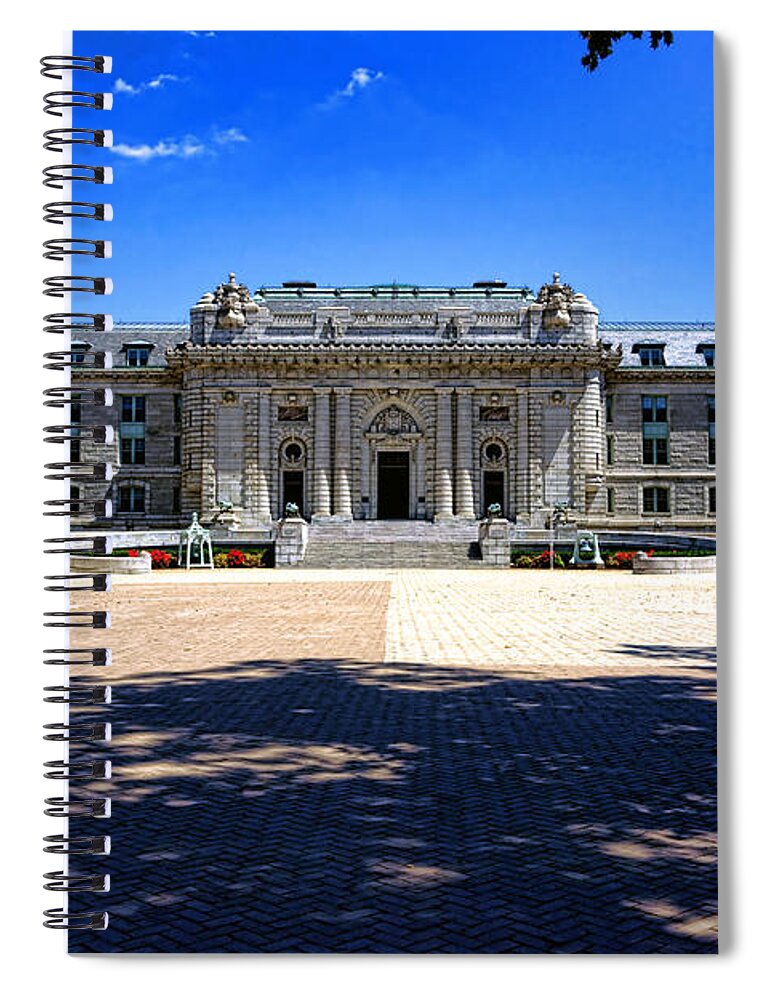 Bancroft Spiral Notebook featuring the photograph Bancroft Hall by Olivier Le Queinec