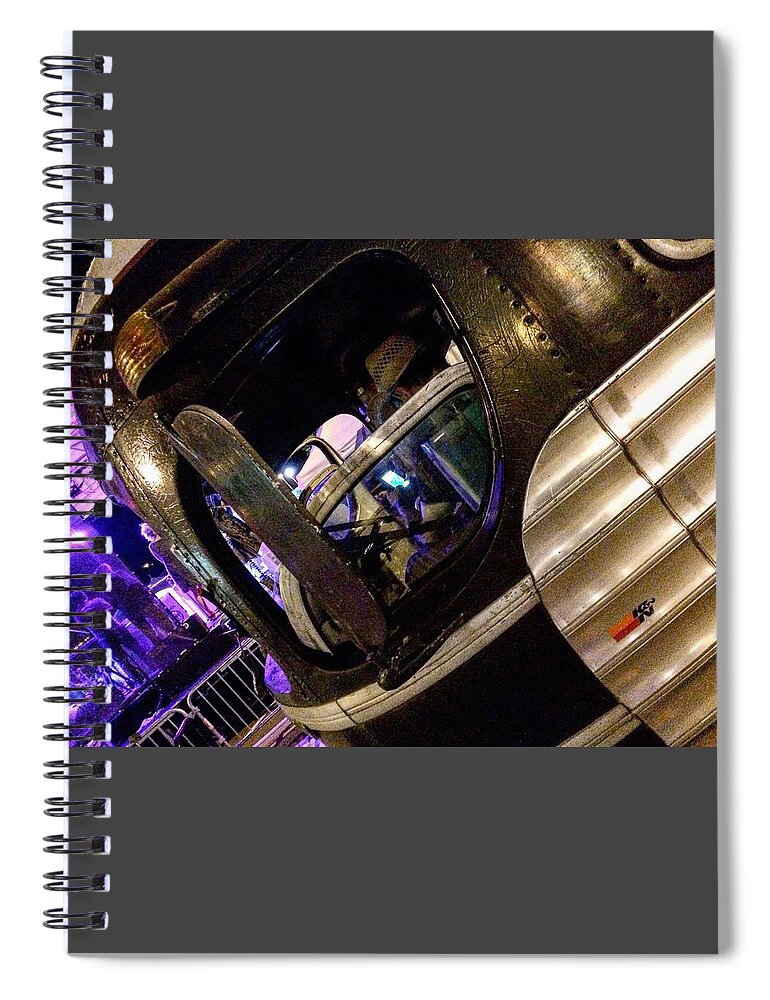 Band Coach Spiral Notebook featuring the photograph 070 - Band Coach by David Ralph Johnson