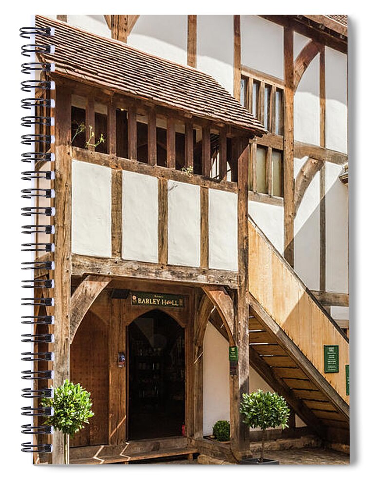 Barley Hall Spiral Notebook featuring the photograph Barley Hall, York by David Ross