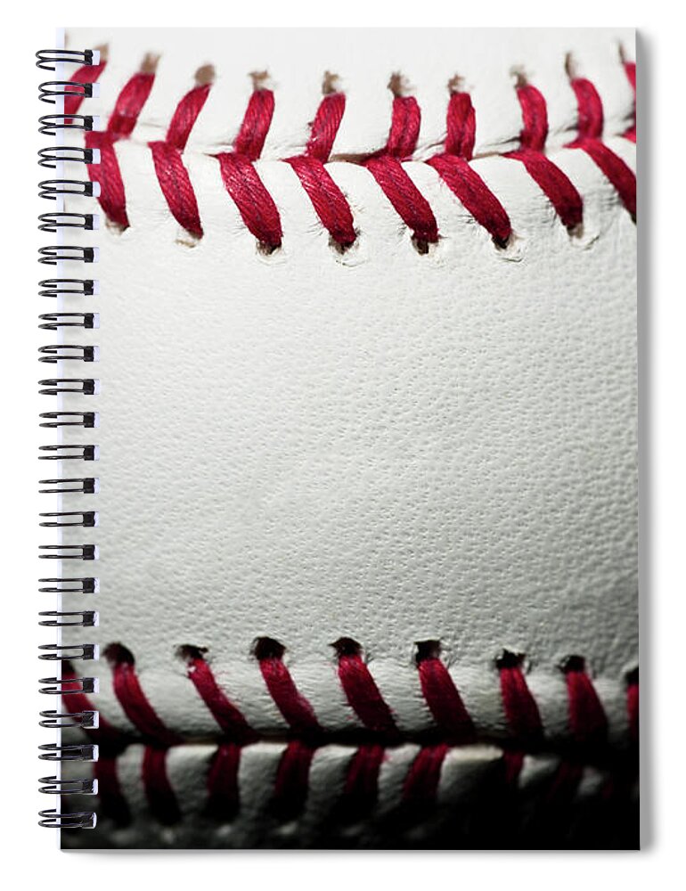 Ball Spiral Notebook featuring the photograph Baseball by Pgiam