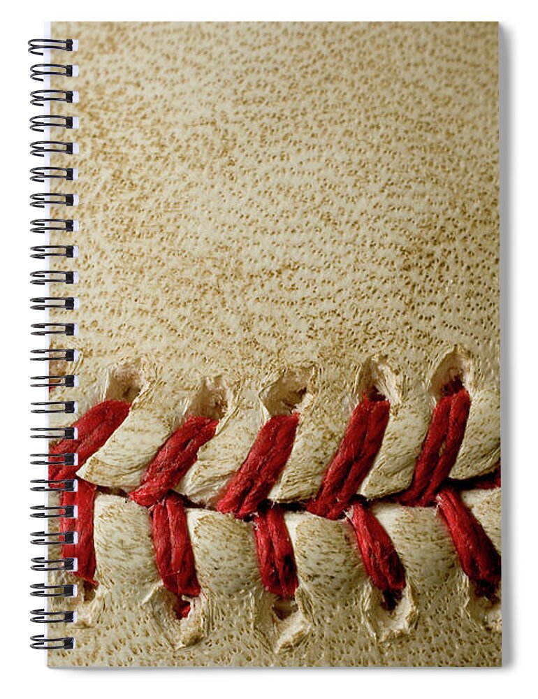 Team Sport Spiral Notebook featuring the photograph Baseball Smile by Ranplett
