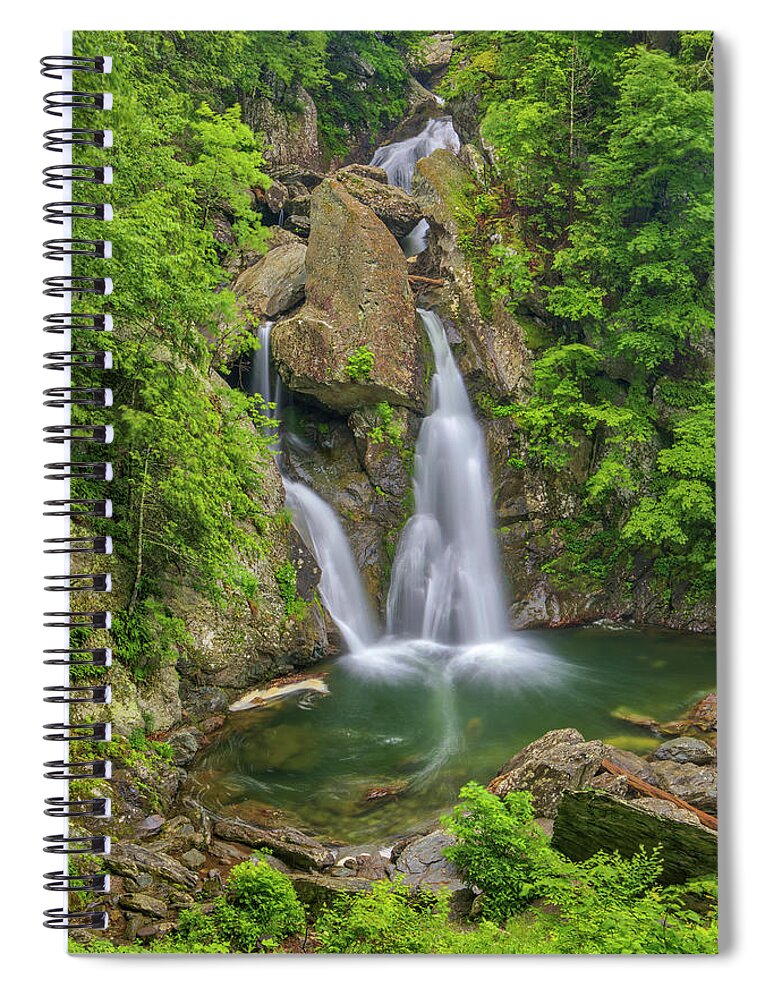  Spiral Notebook featuring the photograph Bash Bish Falls State Park by Juergen Roth