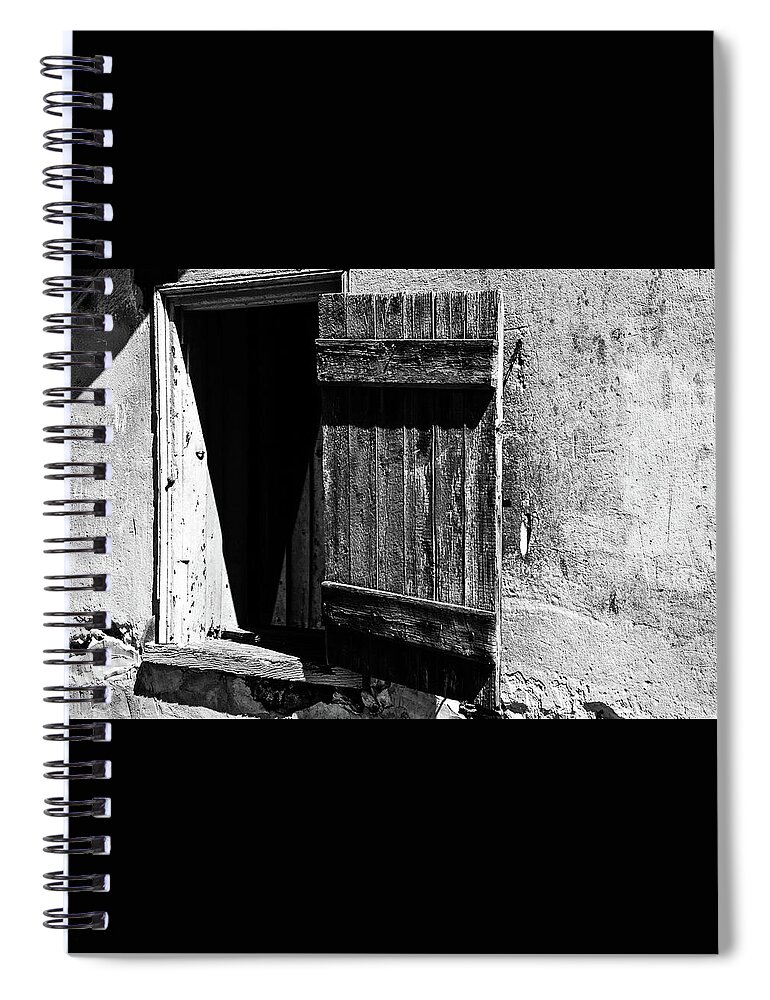 Batsto Spiral Notebook featuring the photograph Batsto Village Door by Louis Dallara