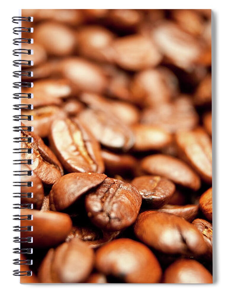 Heap Spiral Notebook featuring the photograph Beans by Anton Belitskiy