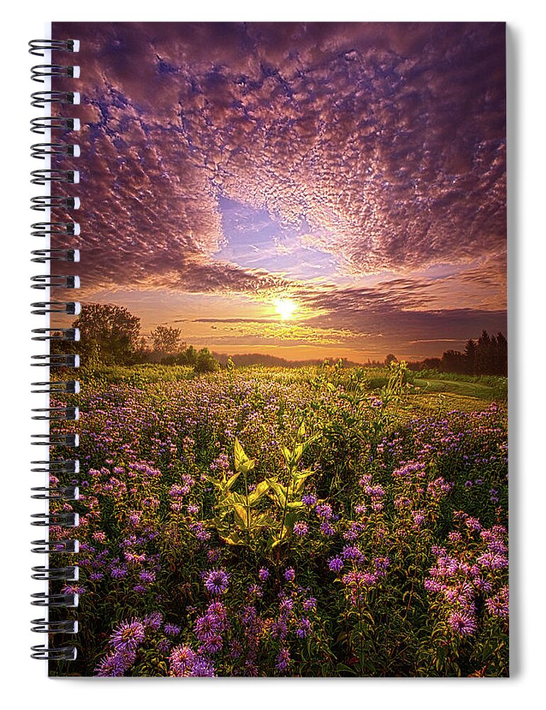 Life Spiral Notebook featuring the photograph Beginnings #1 by Phil Koch