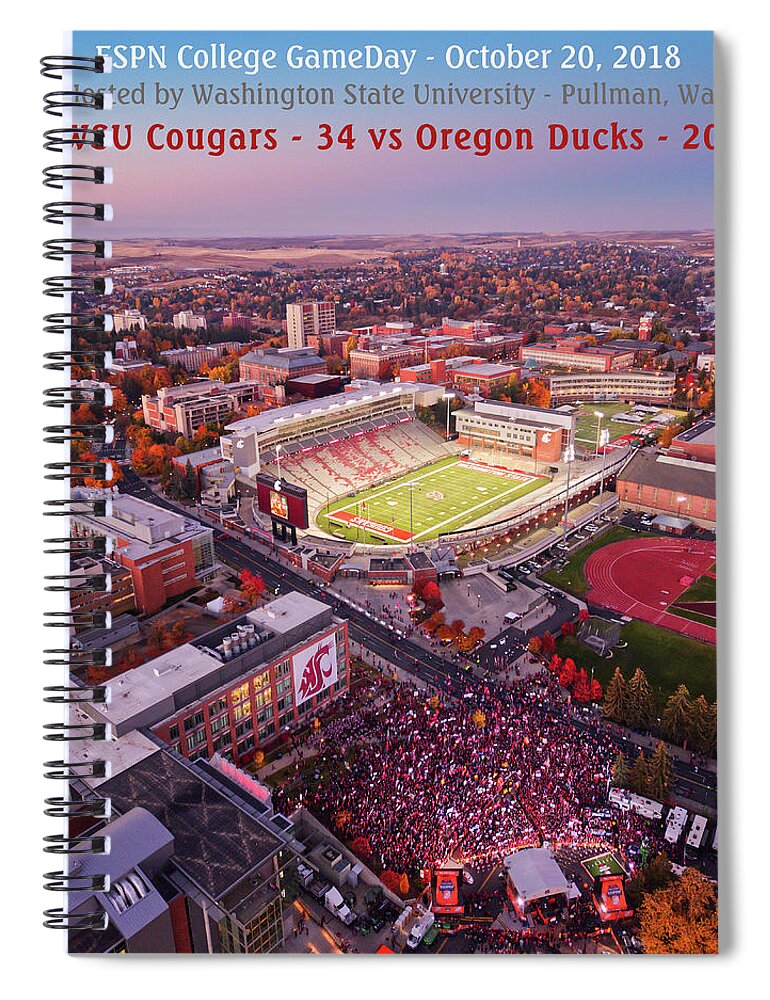 Best Gameday Ever Spiral Notebook featuring the photograph Best Gameday Ever by David Patterson