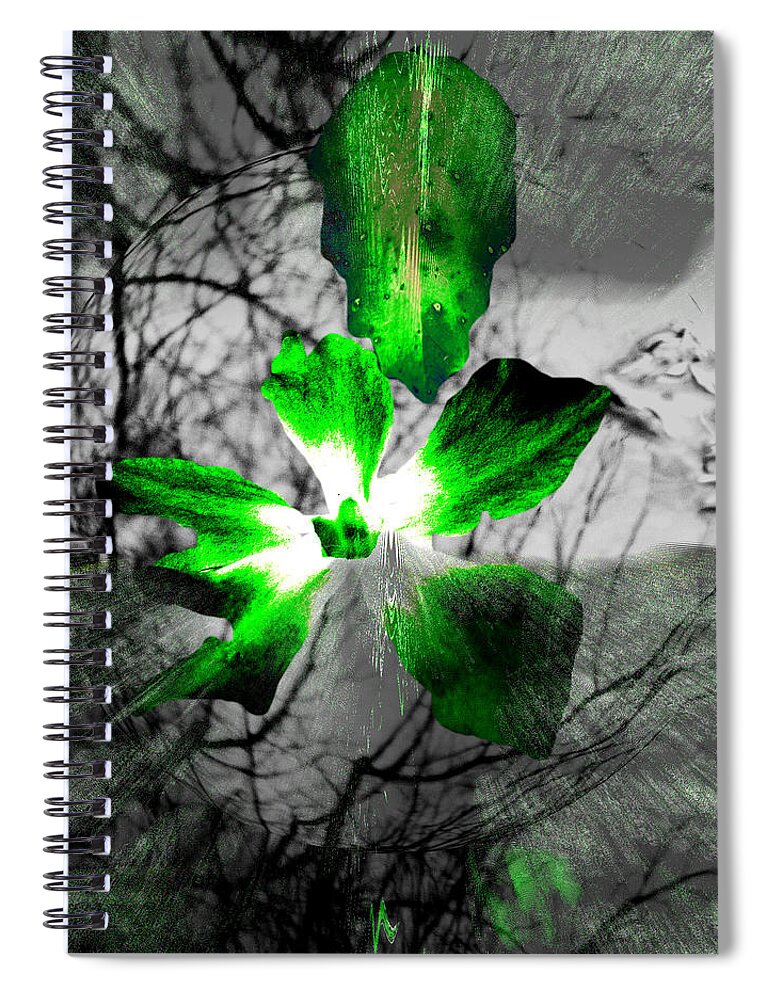 #abstracts #acrylic #artgallery # #artist #artnews # #artwork # #callforart #callforentries #colour #creative # #paint #painting #paintings #photograph #photography #photoshoot #photoshop #photoshopped Spiral Notebook featuring the digital art Beyond The Horizon Part 33 by The Lovelock experience