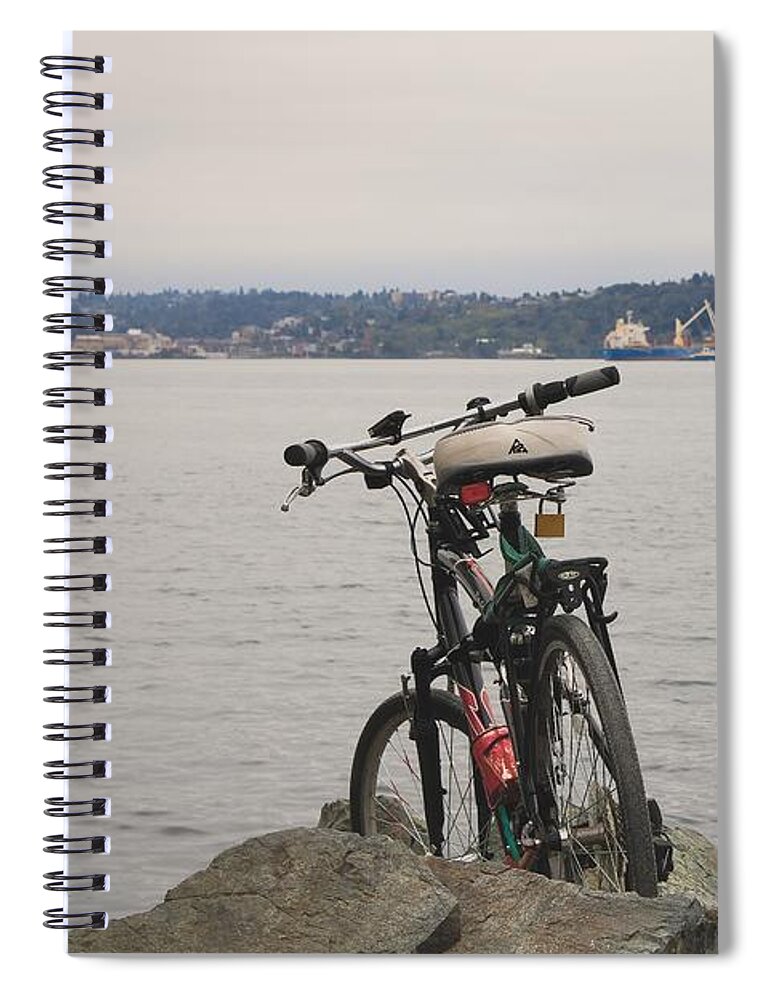 Bicycle Spiral Notebook featuring the photograph Bicycle by Anamar Pictures