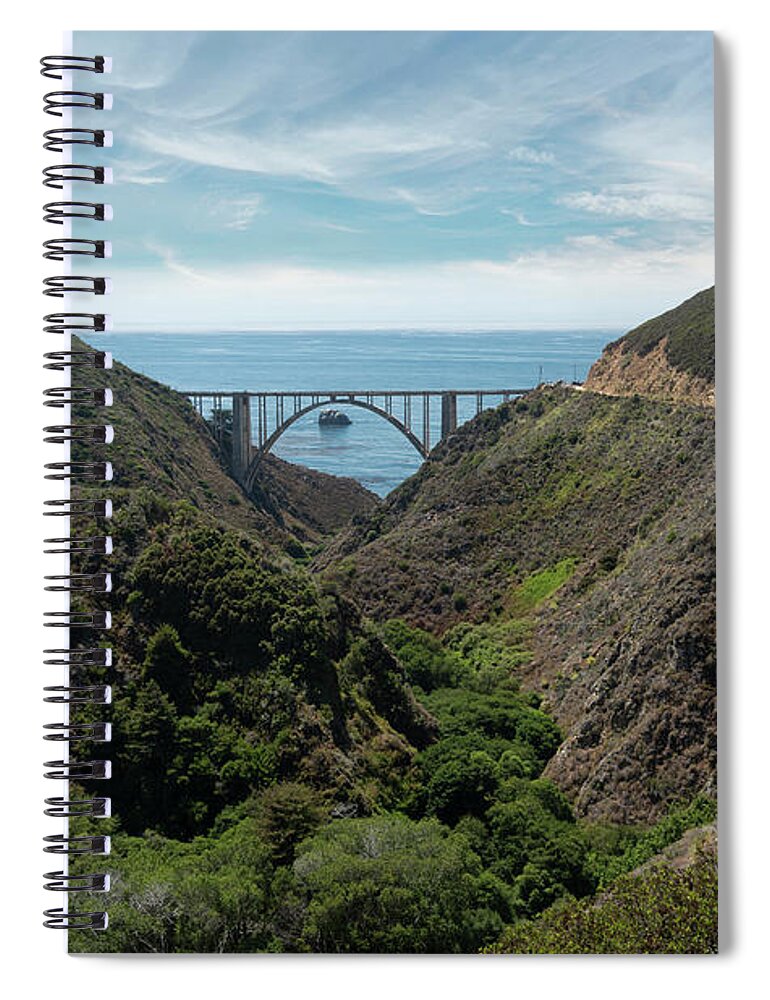Landscape Spiral Notebook featuring the photograph Big Sur Beauty by Sandra Bronstein