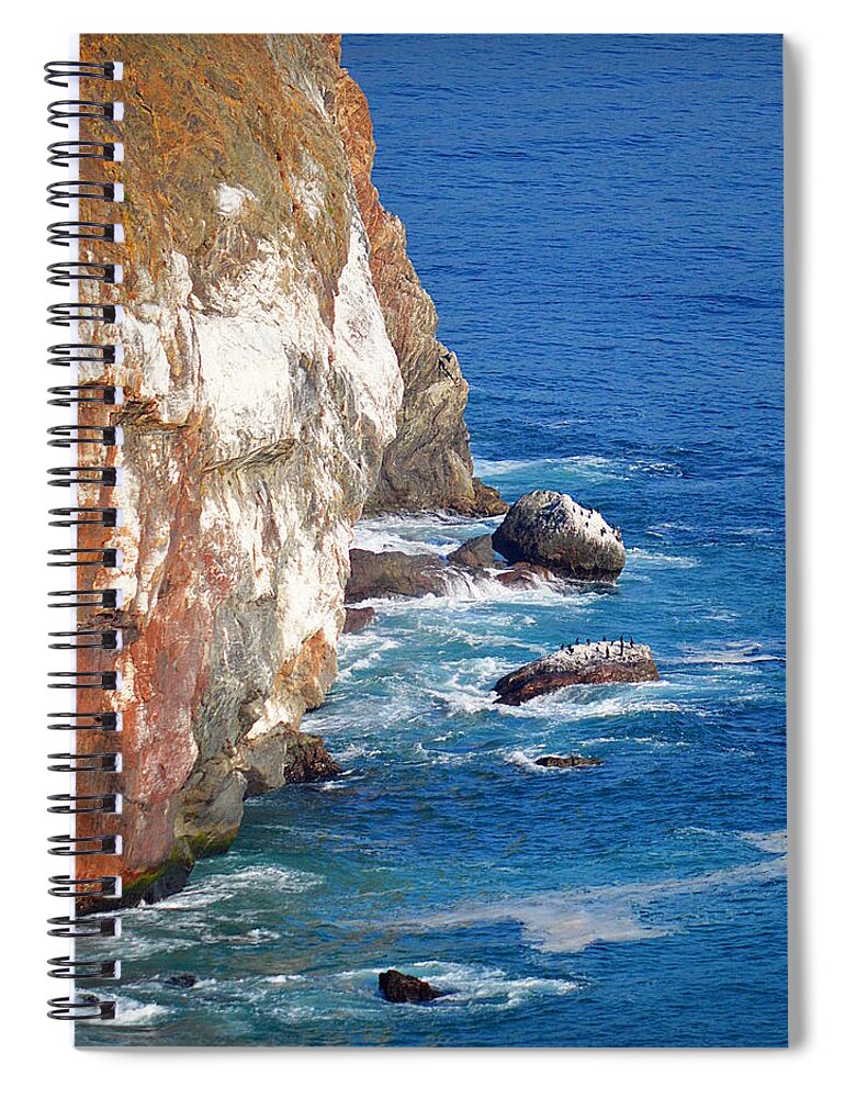 Big Sur Spiral Notebook featuring the photograph Big Sur Sanctuary by Glenn McCarthy Art and Photography