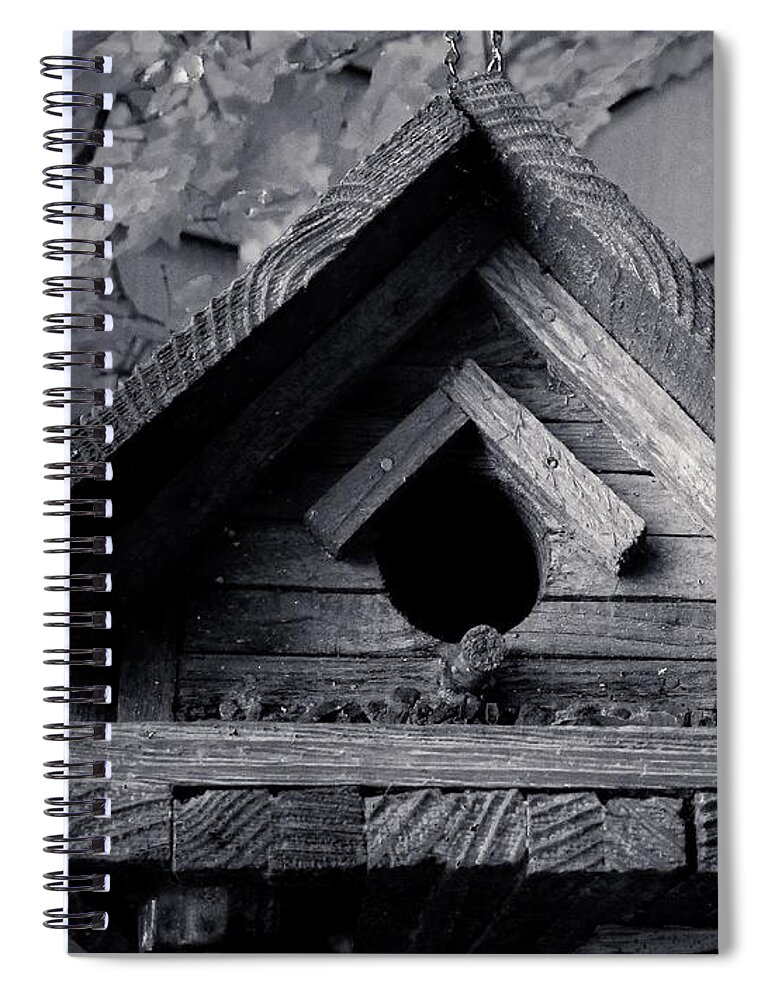 Bird House Spiral Notebook featuring the photograph Bird House by Anamar Pictures