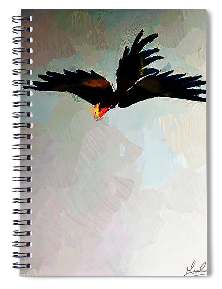 Birds Spiral Notebook featuring the photograph Birds I by GW Mireles