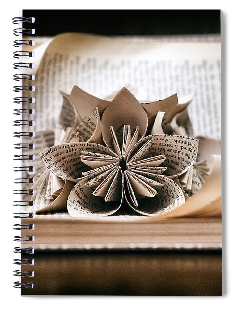 Book Spiral Notebook featuring the photograph Blooming Script by Scott Wyatt