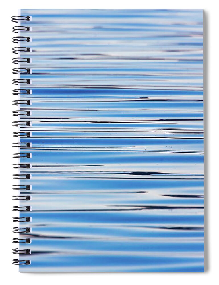 Ocean Spiral Notebook featuring the photograph Blue Water Abstract 8621 by Brian Knott Photography