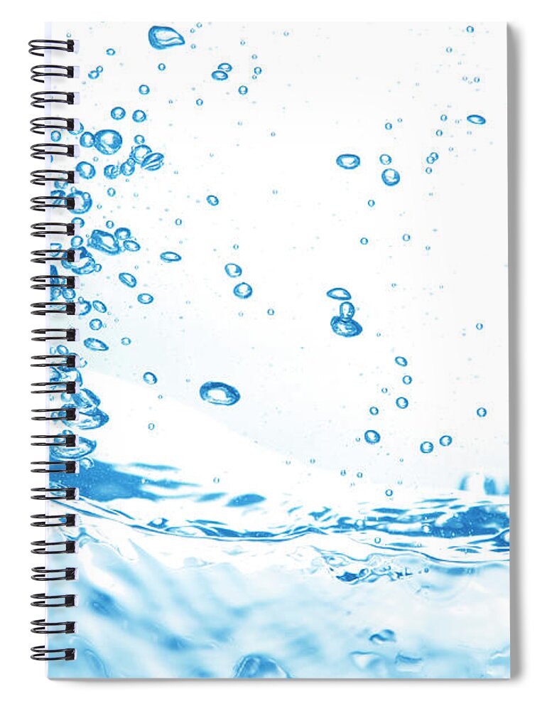 Cold And Flu Spiral Notebook featuring the photograph Blue Water by Fds111