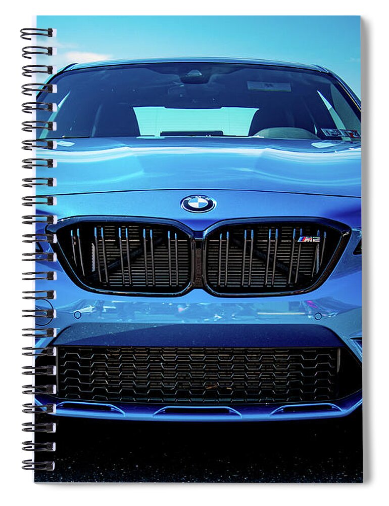 Bmw Spiral Notebook featuring the photograph Bmw M2 by Rose Guinther