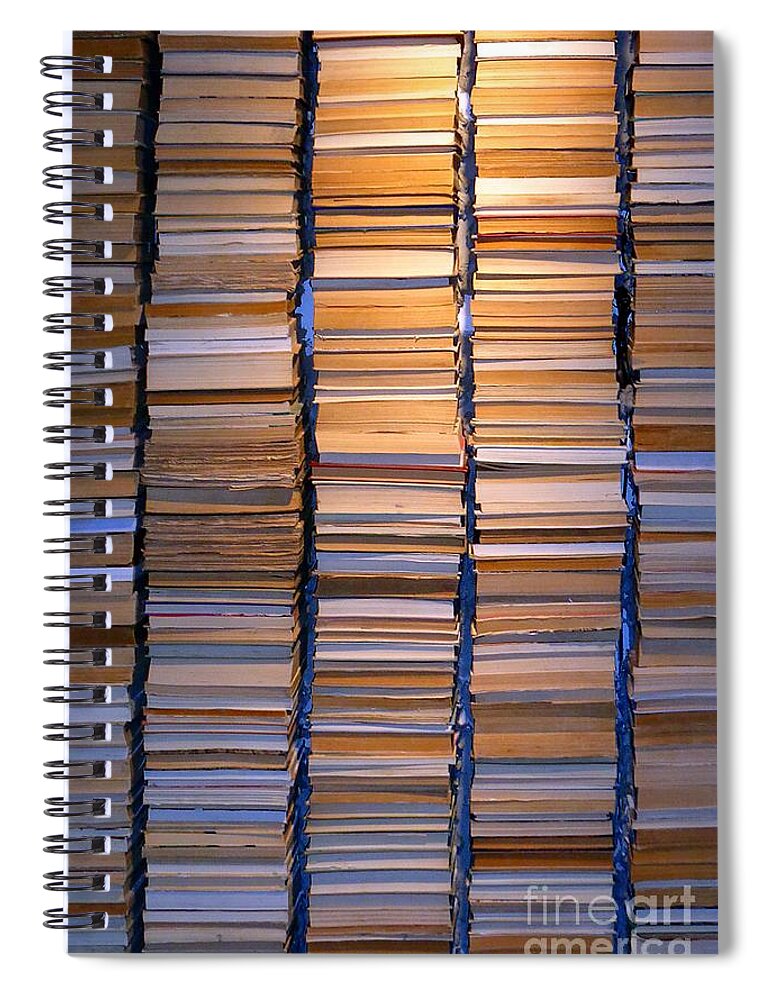 Books Spiral Notebook featuring the photograph Books Buecher by Thomas Schroeder