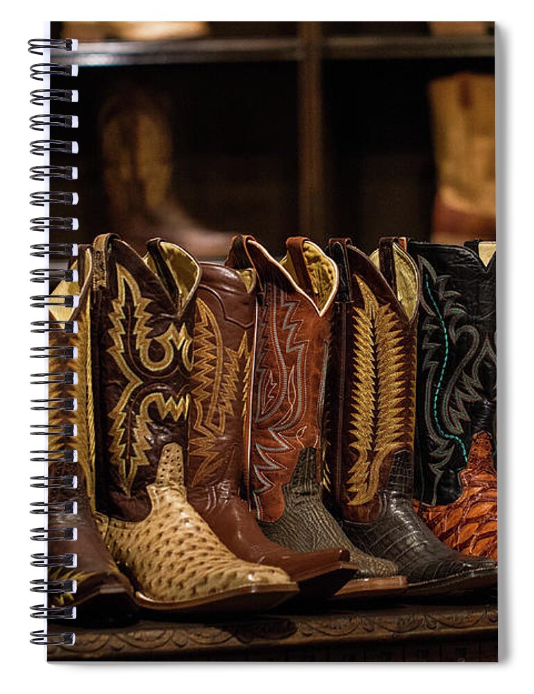 Cowboy Boots Spiral Notebook featuring the photograph Boots by KC Hulsman
