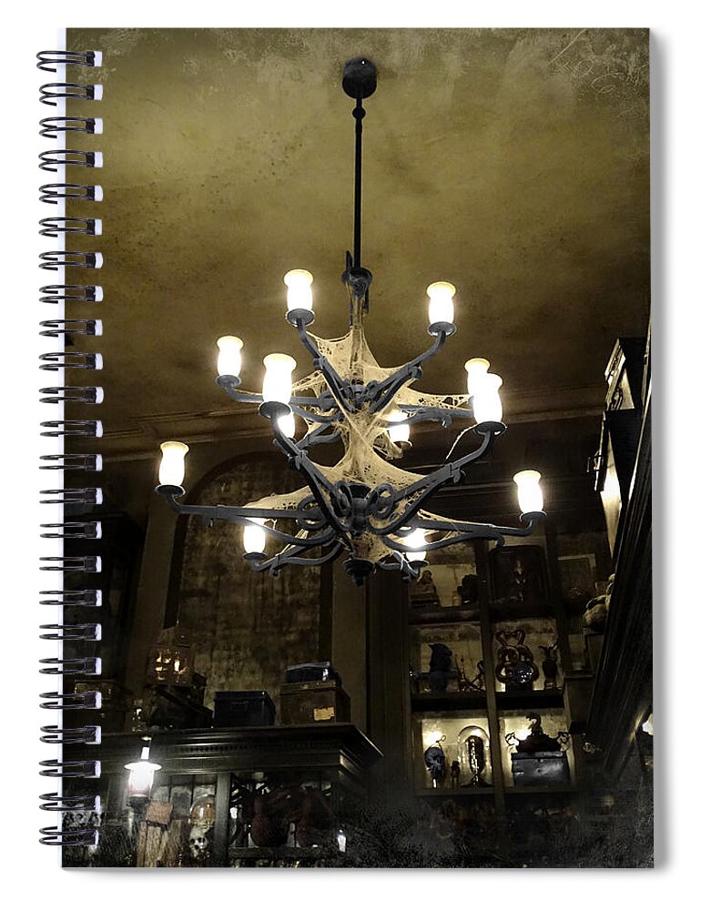 Borgin And Burkes Spiral Notebook featuring the photograph Borgin and Burkes by Dark Whimsy