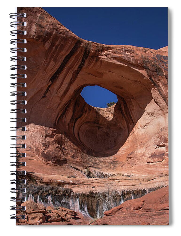  Spiral Notebook featuring the photograph Bowtie Arch by Dan Norris