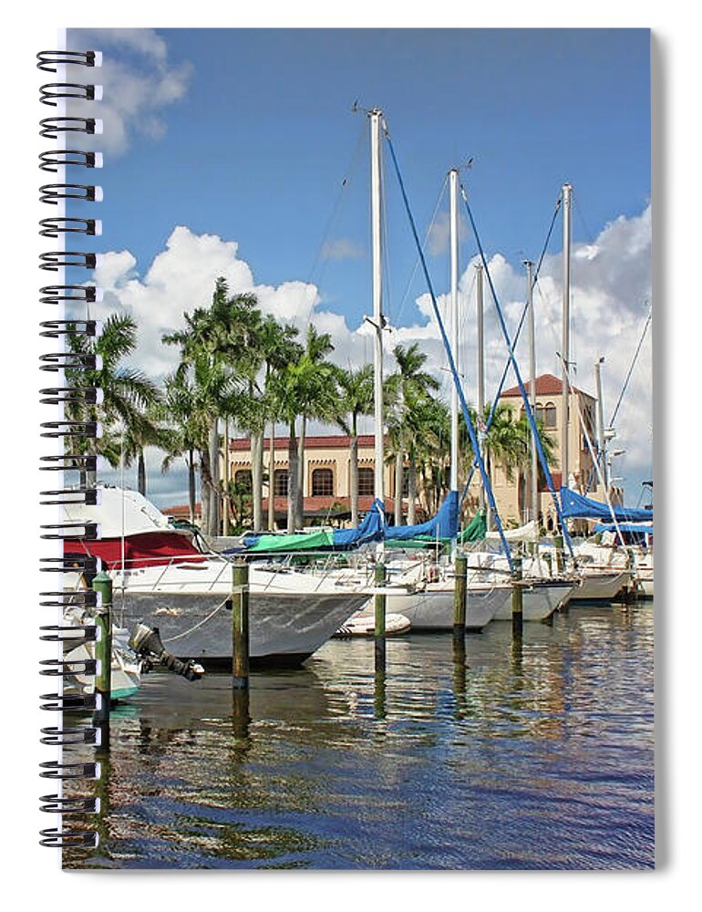 Downtown Bradenton Spiral Notebook featuring the photograph Bradenton Florida Waterfront 4 by HH Photography of Florida