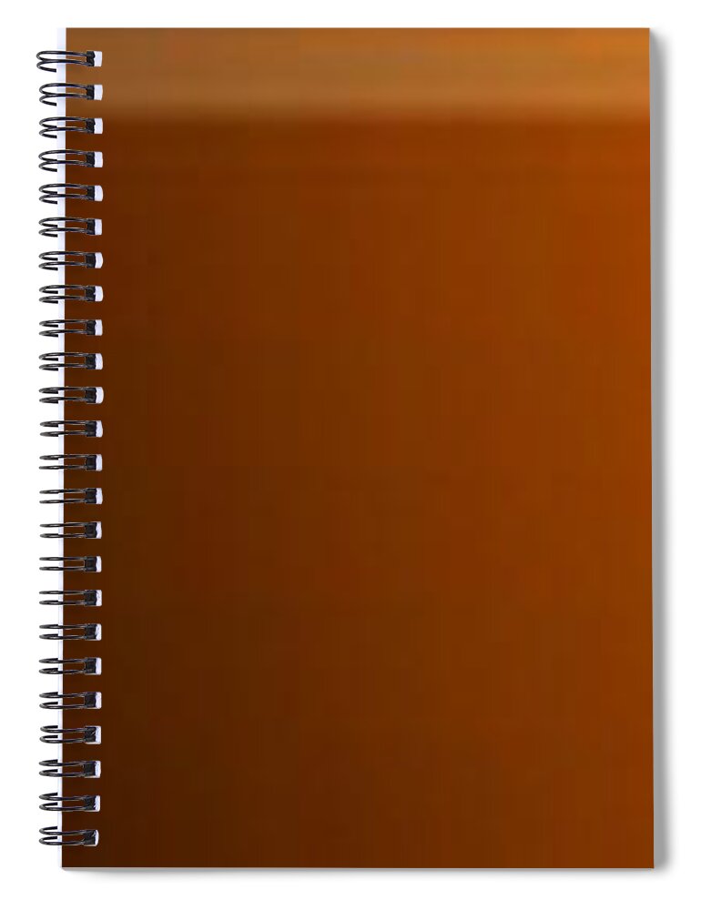 Oil Spiral Notebook featuring the painting Brown Totem by Archangelus Gallery