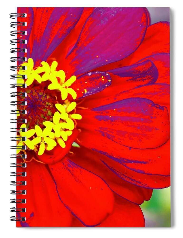 Butterfly Flower Spiral Notebook featuring the photograph A Butterfly Favorite by Debra Grace Addison