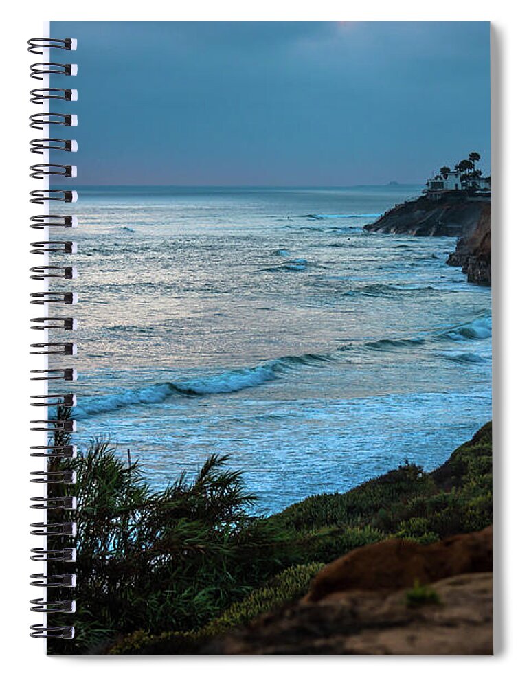 Coast Spiral Notebook featuring the photograph California Coast by Debra Kewley