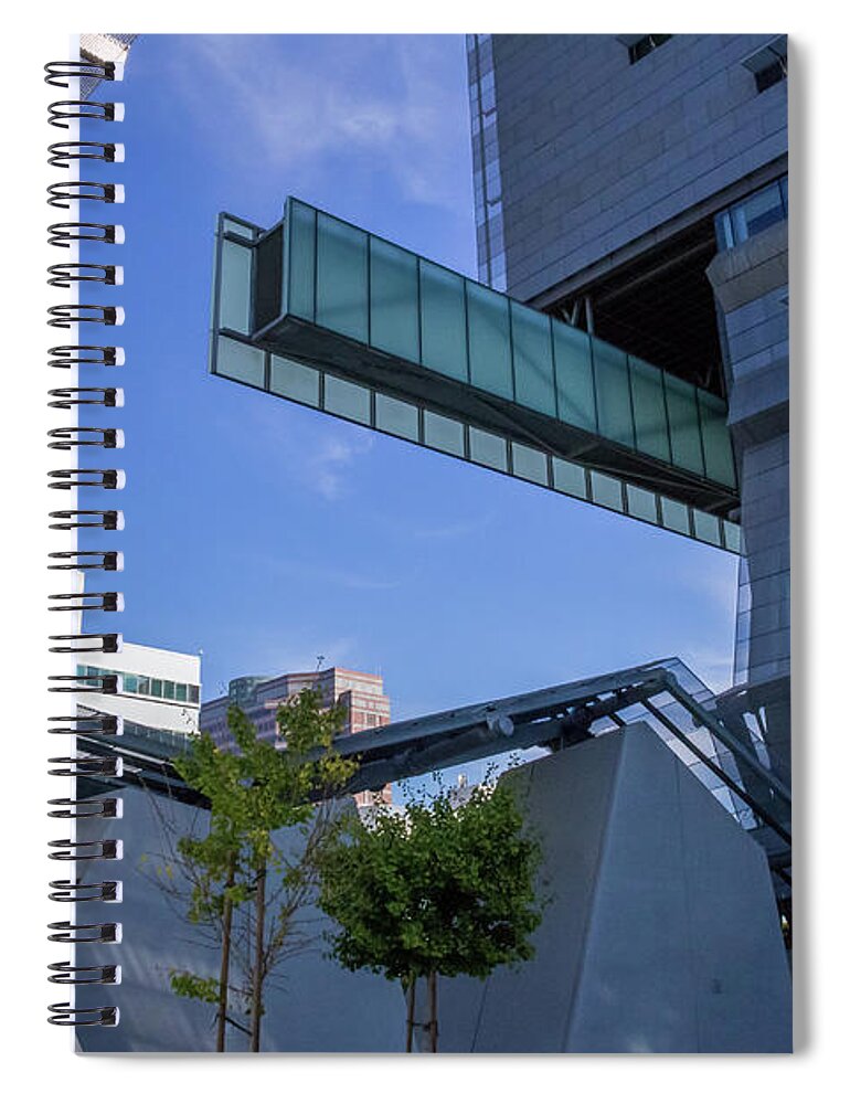 California Spiral Notebook featuring the photograph California Department of Transportation Building, Los Angeles by Roslyn Wilkins