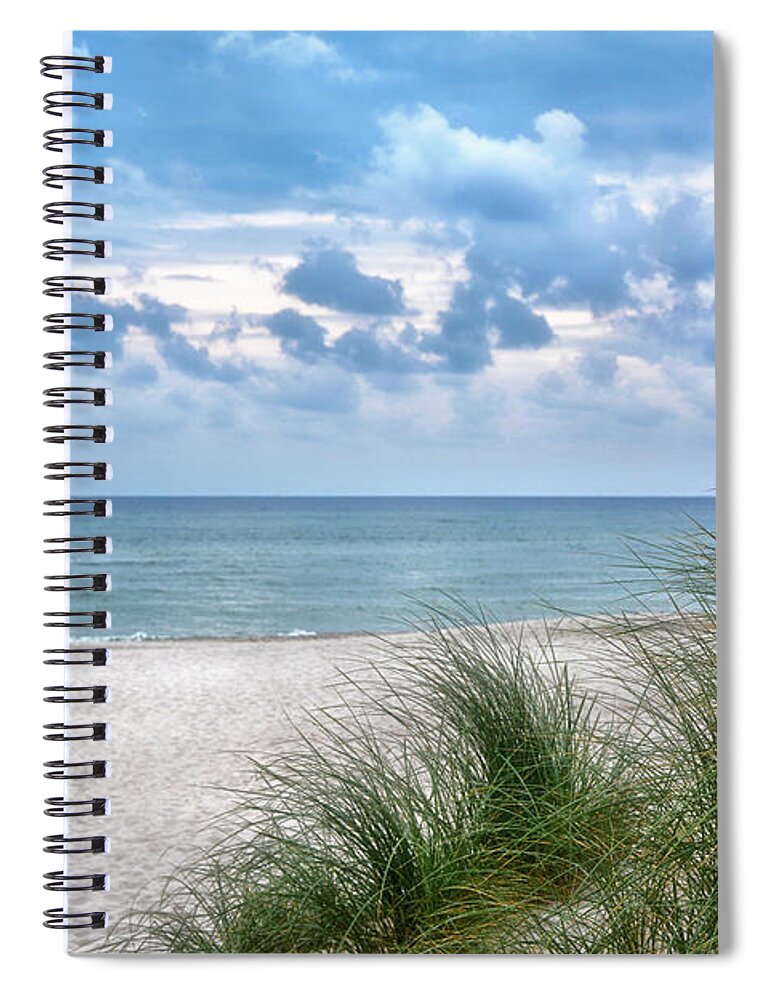 North Sea Spiral Notebook featuring the photograph Calm Of The Sea by Joachim G Pinkawa
