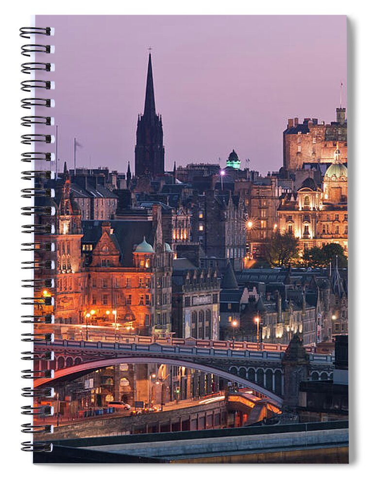 Tranquility Spiral Notebook featuring the photograph Calton Hill by © Finn Gonschior